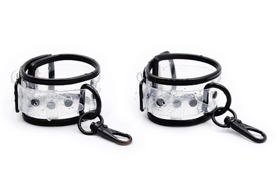 Наручники DS Fetish Wrist restraints transparent