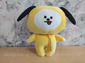 Плюшевая мягкая корейская игрушка щенок Chimmy BT21 группы BTS талисман Чимина K-POP 35 см 00234