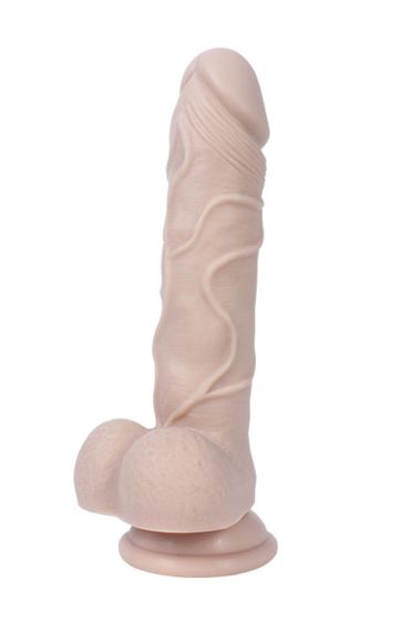 Фалоімітатор Beast Sexy silicone dildo колір світла шкіра Sex Aura | Зображення 3