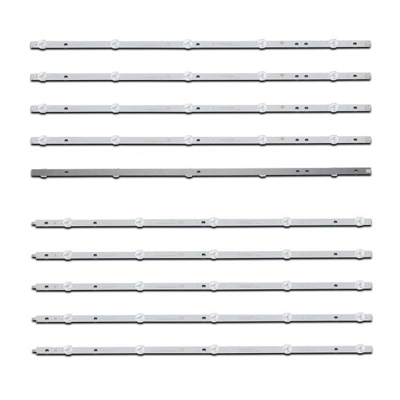 LED підсвітка TV 55" DLED55CNC 5X10 0003 K600/T700 SJ.CX.D5500802-2835KS-M (6V 5S2P) 10шт.