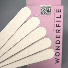 Мягкие сменные файлы 180 грит на клеевой основе для основы Wonderfile 50шт