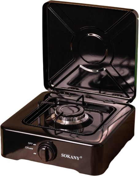 Настільна газова плита з однією конфоркою Sokany SK-07005 чорна (45404-SK-07005_433)