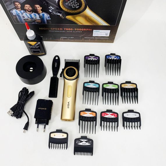 Професійна машинка для стрижки голови, Професійний тример з набором насадок, Електромашинка для стрижки YH-35 | Зображення 1