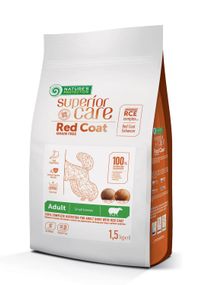 Корм Nature's Protection Superior Care Red Coat Grain Free Adult Small Breeds with Lamb сухой с ягненком для взрослых собак малых пород с рыжим окрасом шерсти 1.5 кг