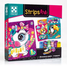 Набор для творчества "Strips Art Счастливые мордашки" VT4433-13 с декоративным скотчем