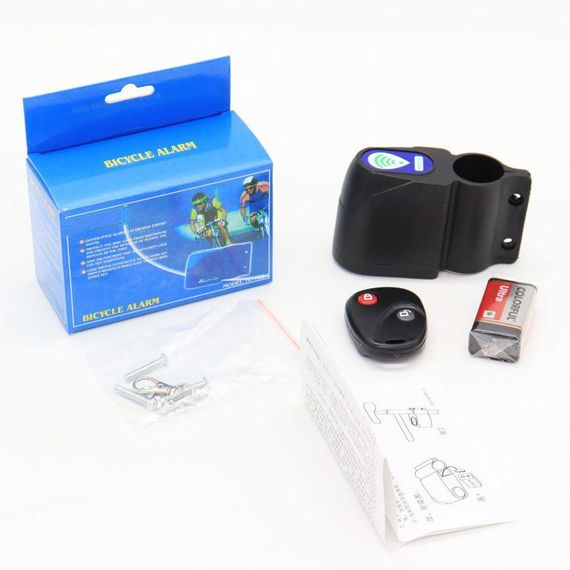 Велосипедна сигналізація з сиреною та пультом, TE-168 / Бездротова сигналізація на велосипед / Велосигналізація | Зображення 9