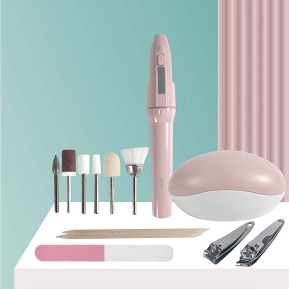 Фрезер для манікюру педикюру BEAUTY Manicur Pedicur Set / Домашній набір для манікюру та педикюру