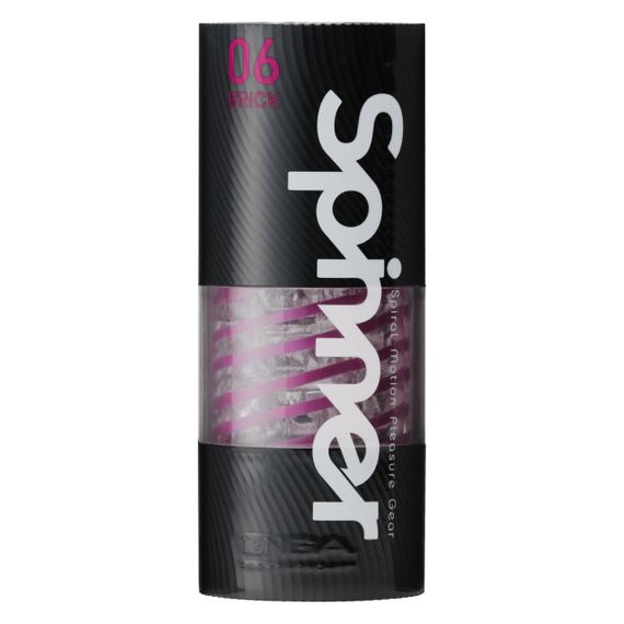 Мастурбатор Tenga Spinner 06 Brick с упругой стимулирующей спиралью внутри Sex Aura | Зображення 4