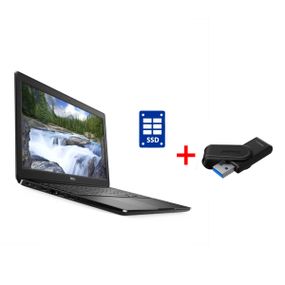 Ультрабук Dell Latitude 3500 / 15.6" (1920x1080) TN / Intel Core i3-8145U (2 (4) ядра по 2.1 - 3.3 GHz) / 8 GB DDR4 / 256 GB SSD / Intel UHD Graphics / WebCam / Win 11 Pro б/в + Подарунок Флеш-накопичувач Kingston DataTraveler Exodia S 64 ГБ