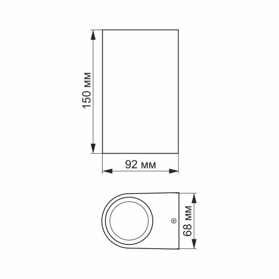 Світлодіодний світильник архітектурний AR032 IP54 VIDEX  6W 2700K | Зображення 4