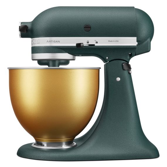 Миксер планетарный KitchenAid 5KSM156VGEPP 4,8 Л ARTISAN LIMITED, пальмовый с золотой чашей | Зображення 5