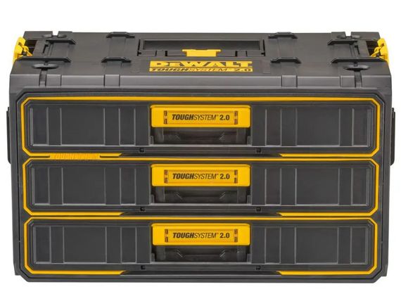 Ящик DeWalt TOUGHSYSTEM 2.0 модуль на 3 ящики (DWST08330-1)