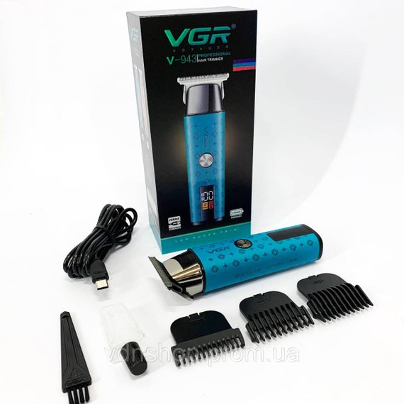 Машинка для стрижки волосся з мотором VGR, Машинка-тример для стрижки бездротова Тример скронь KM-48 | Зображення 5