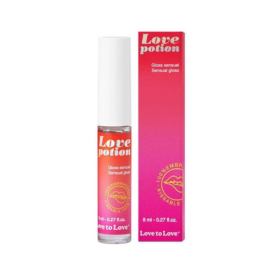 Стимулювальний блиск для губ Love To Love Love Potion - Gloss Sensuel 8 мл Sex Aura