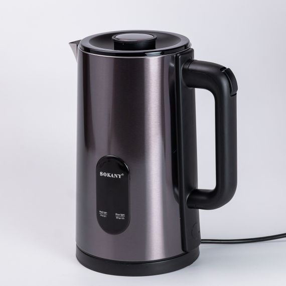 Чайник електричний Sokany SK-09019G 3 літри Сірий | Зображення 7