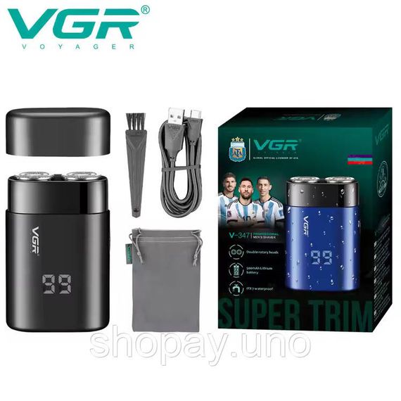 Електробритва VGR V-347. Колір: чорний | Зображення 4