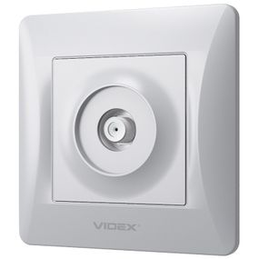 Спутниковая розетка SAT VIDEX BINERA VF-BNSK1SATE-SS серебристая