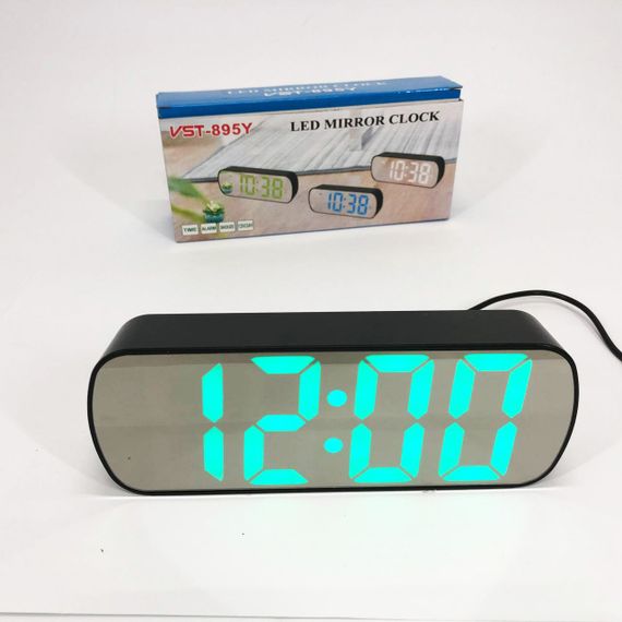 Настільний годинник з цифрами VST-895Y-4, Настільний годинник зі світловим циферблатом PX-99 | Зображення 4