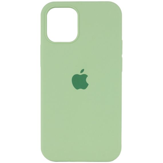 Чехол Silicone Case Full Protective (AA) для Apple iPhone 16 Pro (6.3") Мятный / Mint