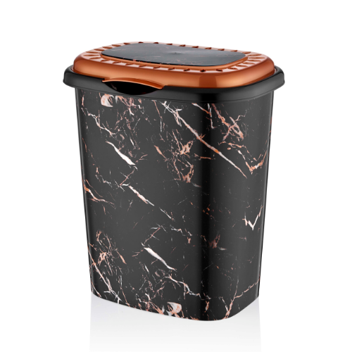 DECOR кошик для білизни 41л (х129 чорний мармур)