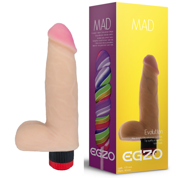 Вібратор EGZO Ciberskin V005 ( 17,5 см х 4 см ) Sex Aura