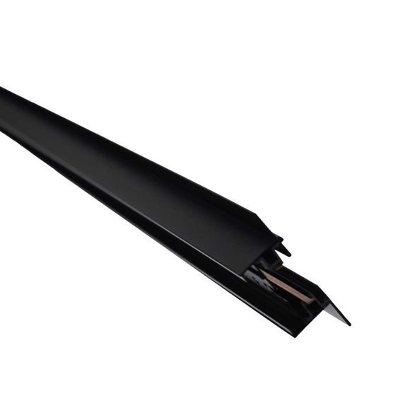 Трековий шинопровід PROLUM™ M27; 220V; Врізний - P28; Чорний  2М | Зображення 2
