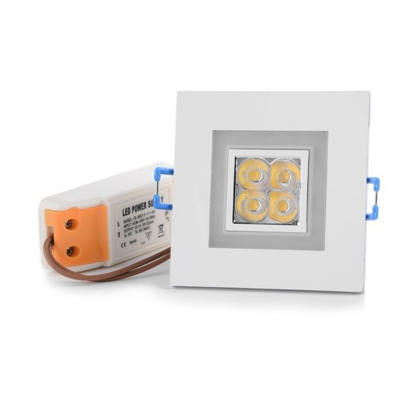 Светильник точечный LED-103C/4W+2W RED 60'