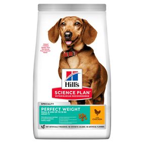 Корм Hill's Science Plan Canine Adult Perfect Weight Small & Mini сухий з куркою для собак дрібних порід із зайвою вагою 1.5 кг