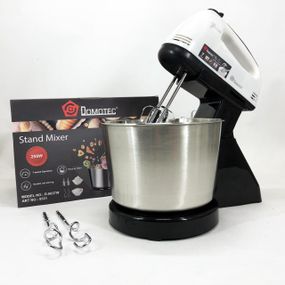 Миксер с насадкой для крема Domotec, Миксер для приготовления теста и кремов с двумя венчиками CR-24