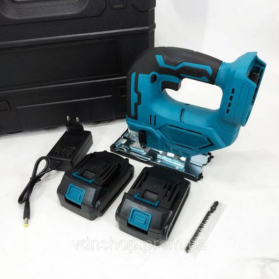 Акумуляторний безщітковий лобзик 24V з 2 АКБ у пластиковому кейсі з регулюванням швидкості та кута нахилу JO-93 | Зображення 3