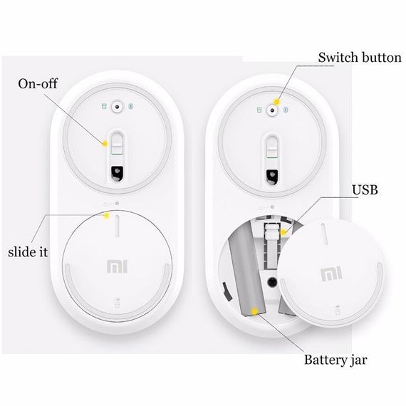 Миша XIAOMI Mi Wireless / Bluetooth | Зображення 3