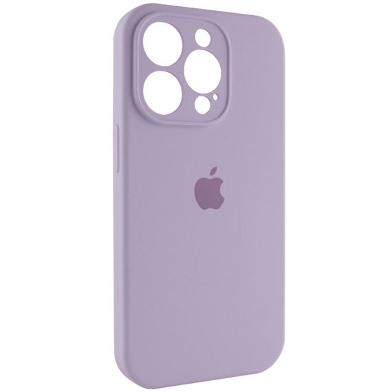 Чехол Silicone Case Full Camera Protective (AA) для Apple iPhone 15 Pro Max (6.7") Сиреневый / Lilac | Зображення 1