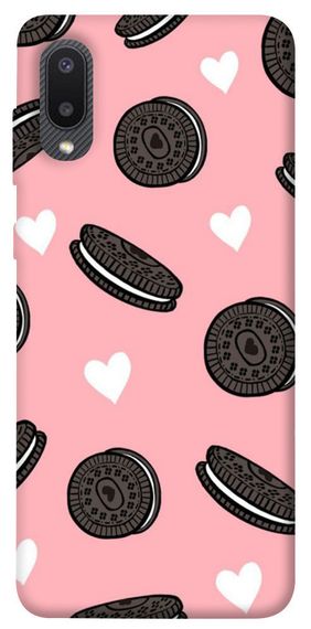 Чохол IBANAN Печиво Opeo pink для Samsung Galaxy A02
