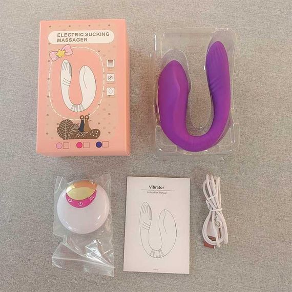 Вакуумный вибратор для пар Jony 13 режимів вібрації Фіолетовый | Зображення 7