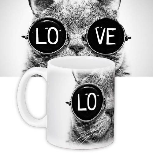 Кружка с принтом Love 330 мл (KR_L031)