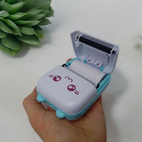 Термопринтер, чорно-білий колір друку, Bluetooth, USB-кабель, 11 рулонів термпопаперу, інструкція, маркери | Зображення 1