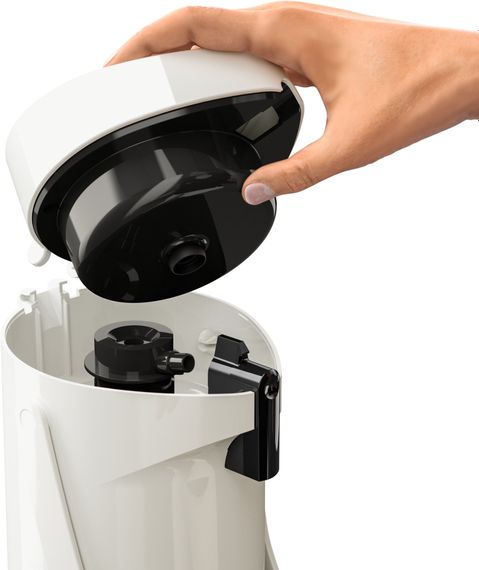 Термос Tefal Ponza Pump, 1.9л, пластик, скло, білий (K3140214) | Зображення 4