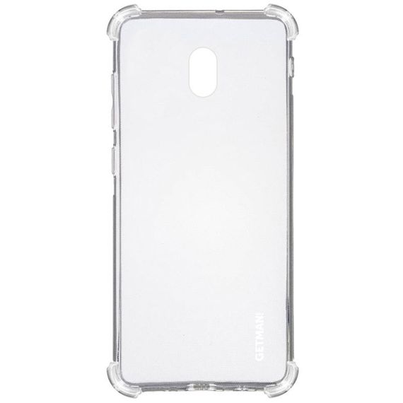 TPU чехол GETMAN Ease logo усиленные углы для Xiaomi Redmi 8a Бесцветный (прозрачный)