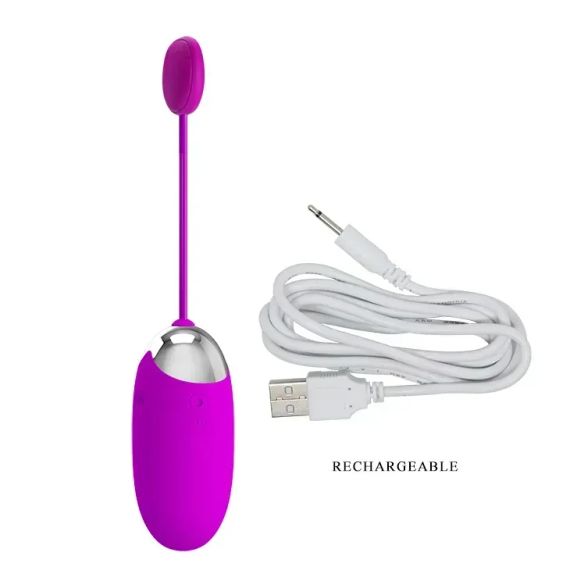Вибропуля PRETTY LOVE ABNER EGG 12 function vibrations USB, APP Sex Aura | Зображення 8