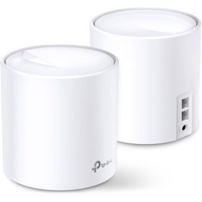 Точка доступа Wi-Fi TP-Link DECO X20 2PK AX1800 1xGE LAN 1xGE WAN MU-MIMO OFDMA MESH (DECO-X20-2-PACK) | Зображення 1