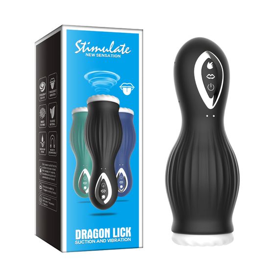 Мастурбатор Dragon Lick (Лизання) Babydoll Універсальний. Чорний 970-4 (MY017-A) | Зображення 3