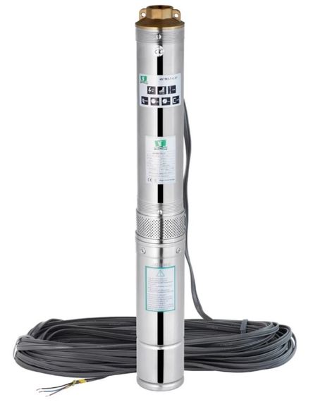 Насос глибинний відцентрований багатоступінчатий Pumpman 4STM3-7-0,37 кВт Hmax 50 м Qmax 4,8 куб.м 370 Вт (CV032268)