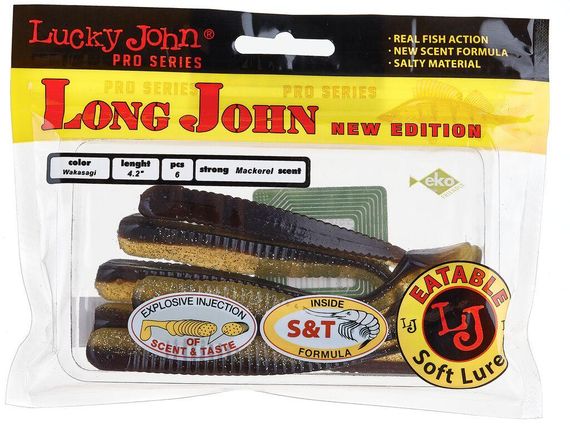 Виброхвост 4,2" LJ Лаки Джон Long John 140134-T36 | Зображення 1
