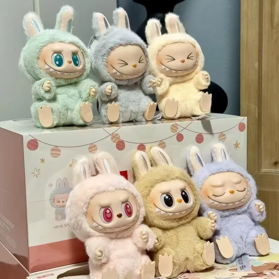 М'яка іграшка Labubu «Монстри», трендова плюшева іграшка сидяча Лабубу 16 см | Зображення 3