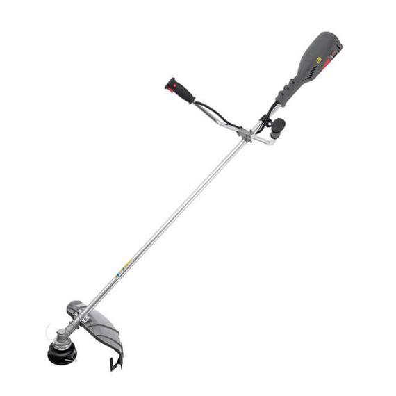 Тример електричний, 1,4 кВт, 7500 об/хв, ширина зрізання 255/420 мм, плавний пуск, котушка + 3-лопатевий ніж