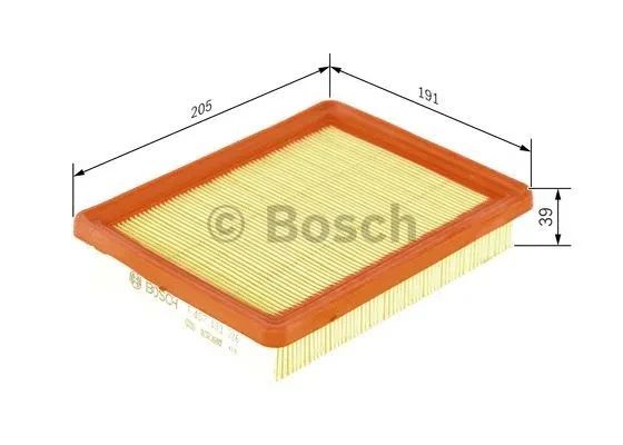Фільтр повітряний HYUNDAI ACCENT, BOSCH (1457433326) | Зображення 2
