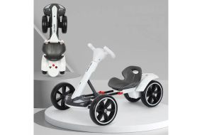 Машина детская электро HL-B6 с аккум.6V, 4.5A, 6км.ч, до 50кг, 3-8 лет белая