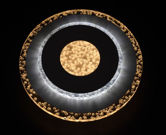 Сучасний круглий світильник стельовий LED для кімнати кухні ванної 26155 Білий 4х20х20 см. | Зображення 2