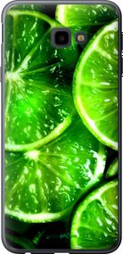 Чохол на Samsung Galaxy J4 Plus 2018 Зелені часточки лимона "852u-1594-2448"