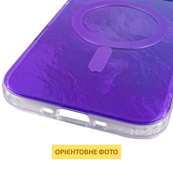 Чохол TPU Shiny Mountain (MagFit) для Apple iPhone 17 Air (6.6") Green / Blue Purple | Зображення 4